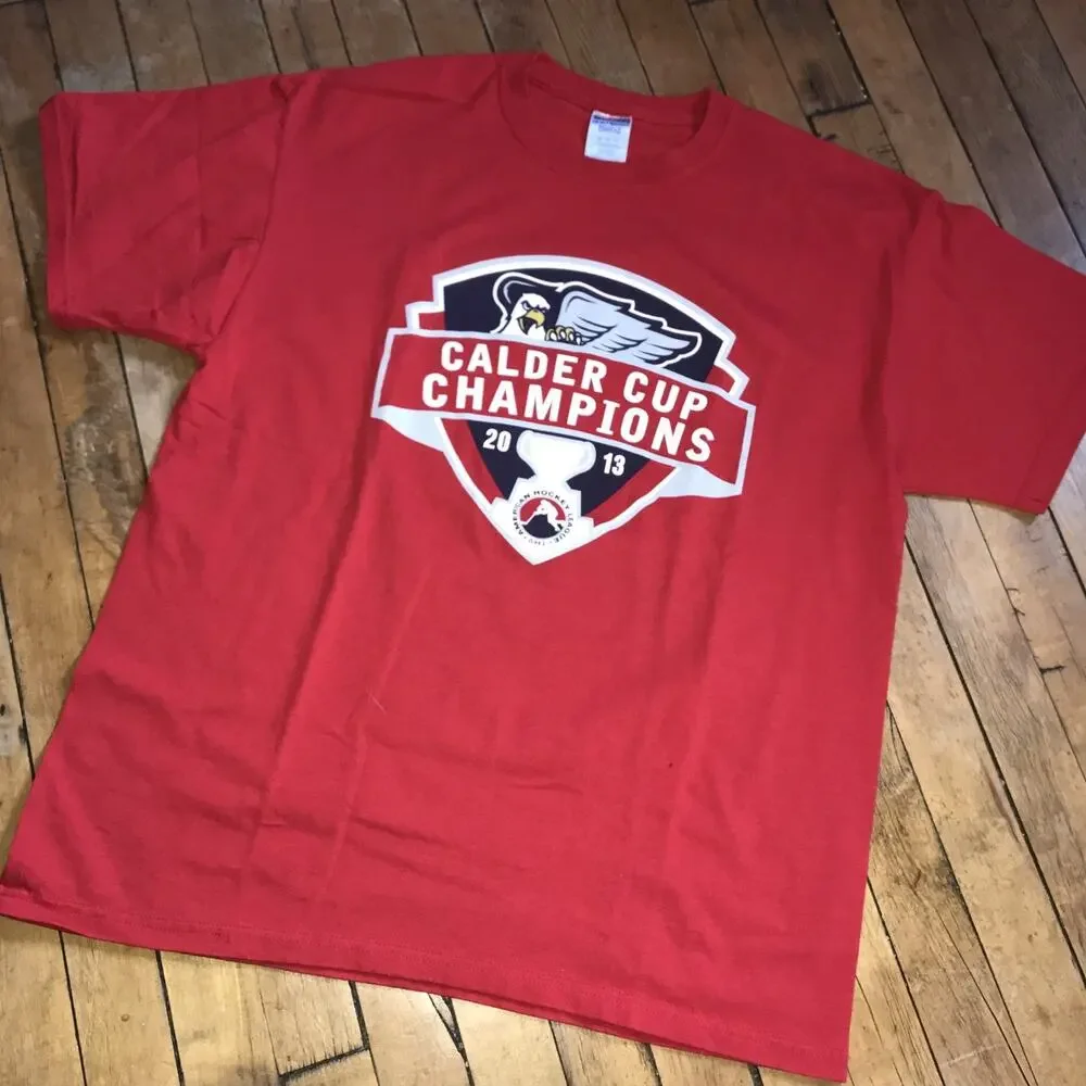 Grand Rapids Griffins 2013 Calder Cup‎ Champions XL Red T-Shirt